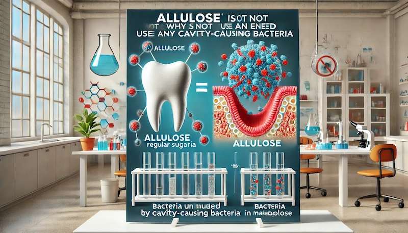 アルロースは虫歯菌のエネルギー源にならない理由