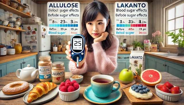 アルロースの血糖値への影響とラカントの違い