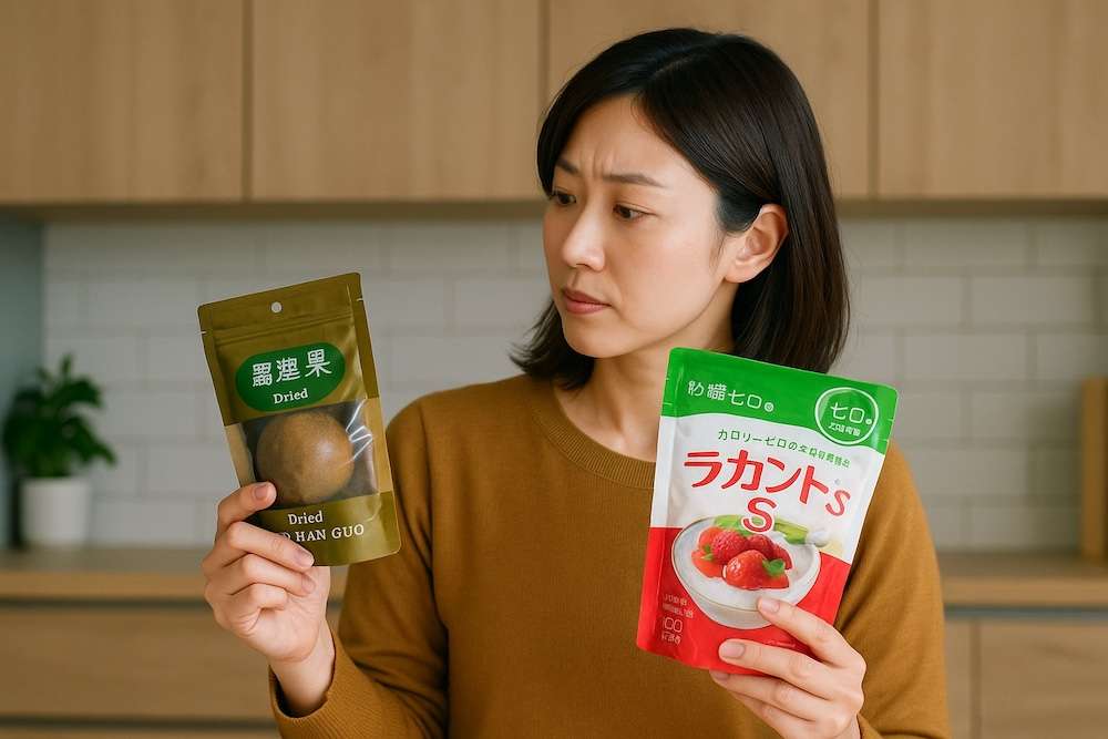 ラカンカとラカントの違いを比較