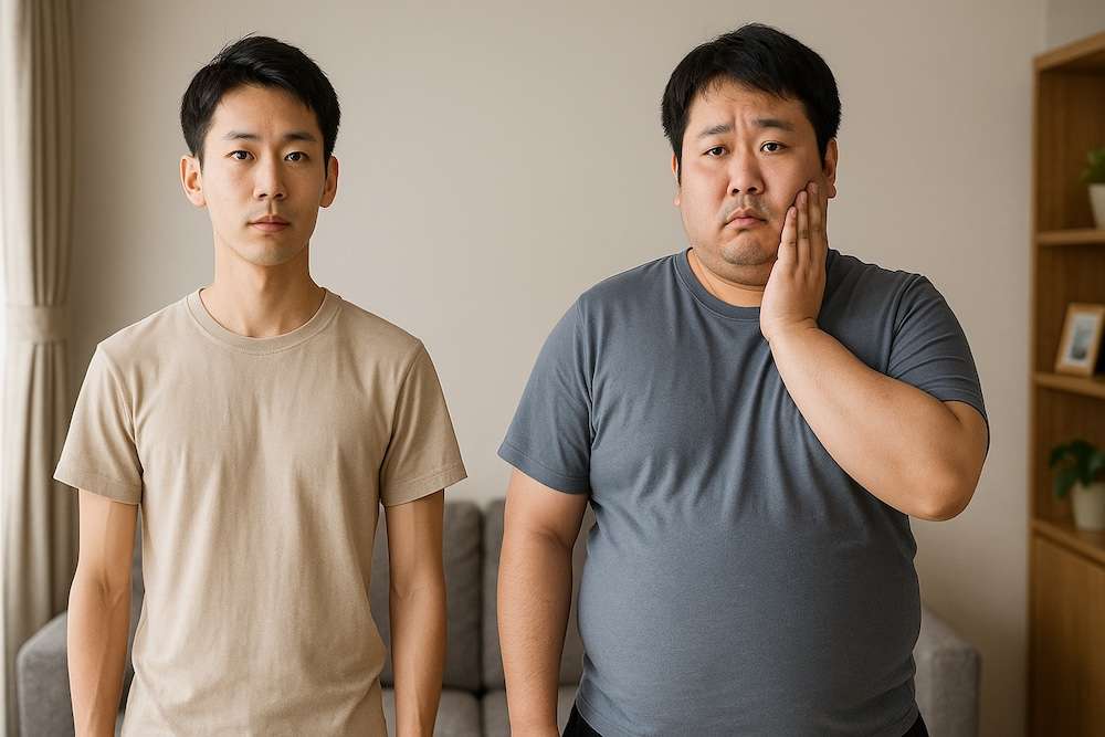 痩せた人と痩せない人の違い
