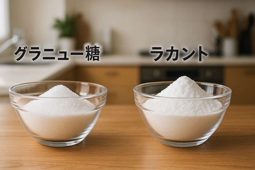 グラニュー糖はラカントの代用になるのか解説